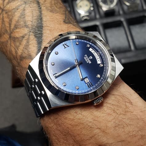 tudor royal diamond dial|tudor royal blue dial.